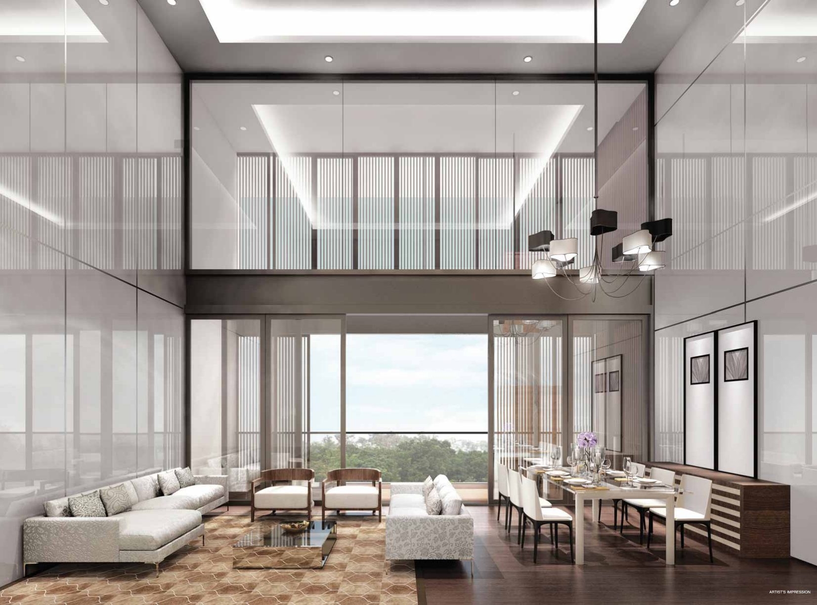 Double-volume living (artist’s impression)